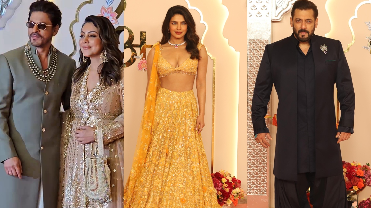 anant-ambani-radhika-wedding-priyanka-chopra-nick-shah-rukh-khan-kim-kardashian-khloe-salman-khan-bollywood-celebs-glamorous-looks-photos-and-videos